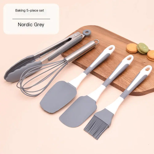 5pcs Silicone Baking Tools Set for DIY Cakes & Cookies