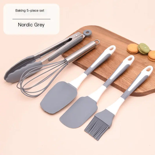 5pcs Silicone Baking Tools Set for DIY Cakes & Cookies