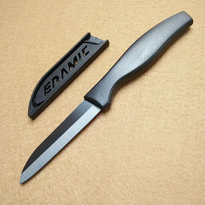 Black Blade Ceramic Knife - 3 Inch Mini Kitchen Knife