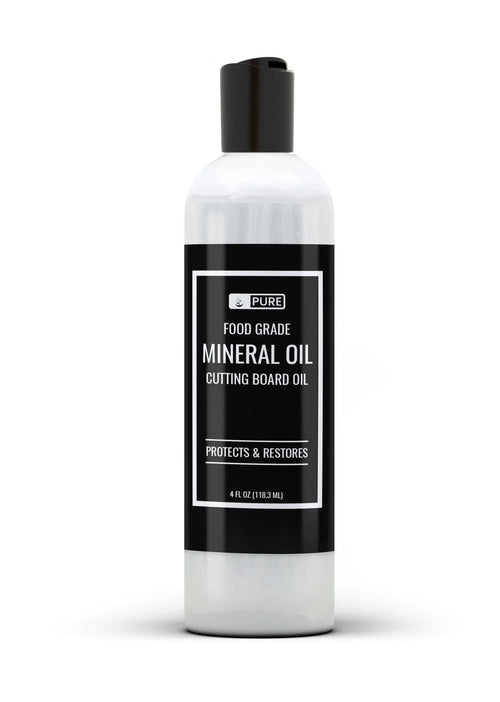PURE ORIGINAL INGREDIENTS Mineral Oil (4 fl oz) for Cutting Boards Butcher Blocks Counter Tops Wood Utensils