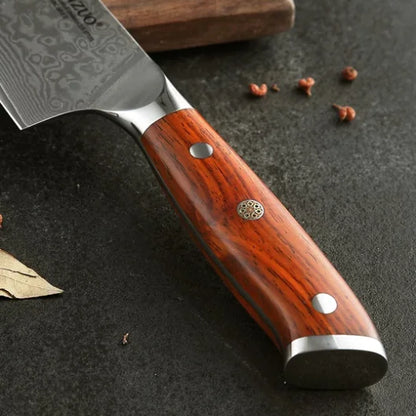 5-Inch Damascus Steel Multi-Functional Kitchen Knife