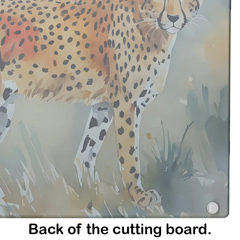 Cheetah Glass Cutting Board