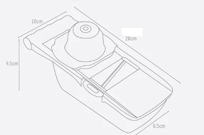 Multi-Functional Vegetable Slicer and Grater Tool
