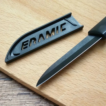 Black Blade Ceramic Knife - 3 Inch Mini Kitchen Knife