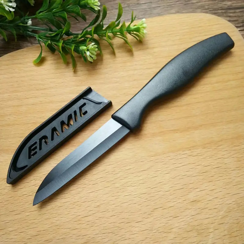 Black Blade Ceramic Knife - 3 Inch Mini Kitchen Knife
