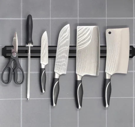 Magnetic Wall Knife Holder and Kitchen Knife Rack