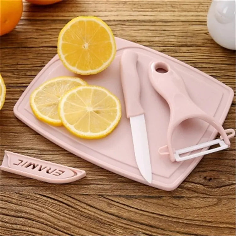 Ceramic Fruit Knife Set - Peeler and Grater Included