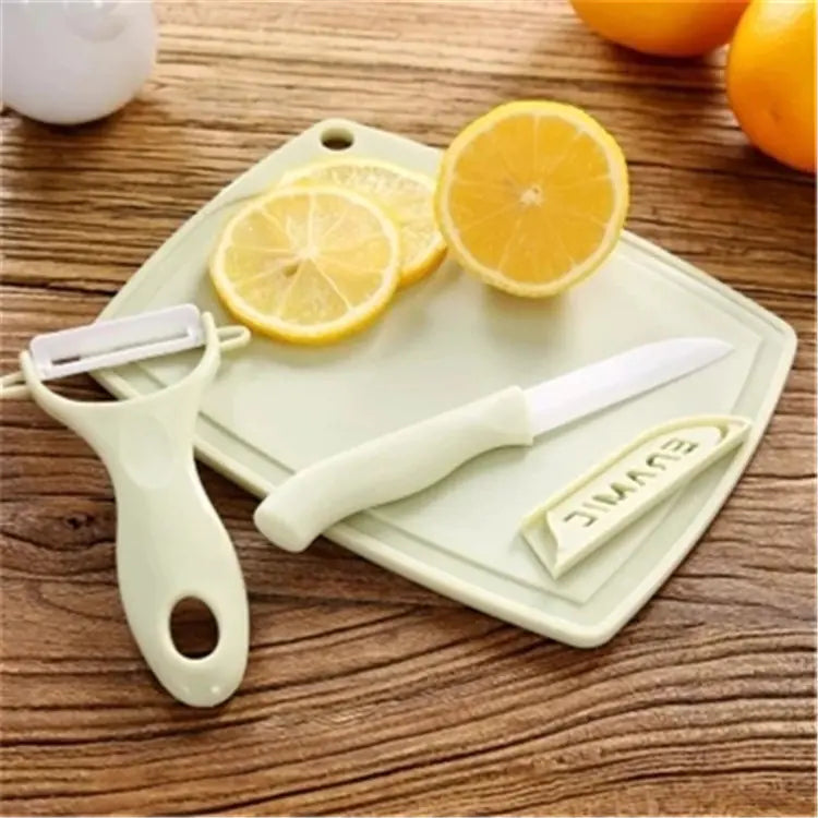 Ceramic Fruit Knife Set - Peeler and Grater Included