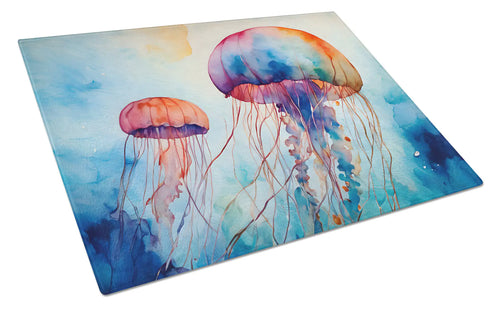 Jellyfish Glass Cutting Board