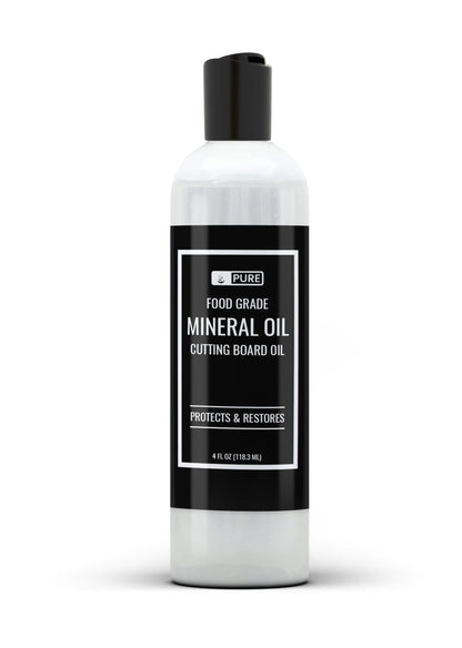 PURE ORIGINAL INGREDIENTS Mineral Oil (4 fl oz) for Cutting Boards Butcher Blocks Counter Tops Wood Utensils