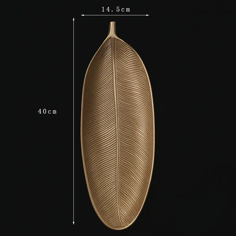 Nordic Minimalist Snack Candy Tray in Gold Decor