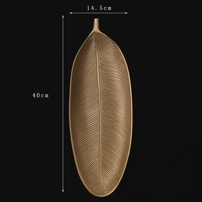 Nordic Minimalist Snack Candy Tray in Gold Decor