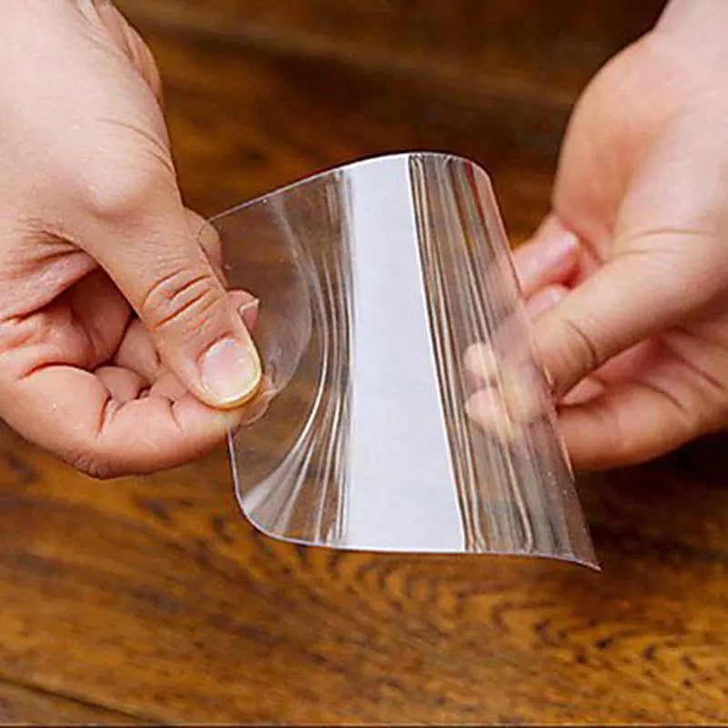 Transparent Plastic Soft Scraper for Cakes