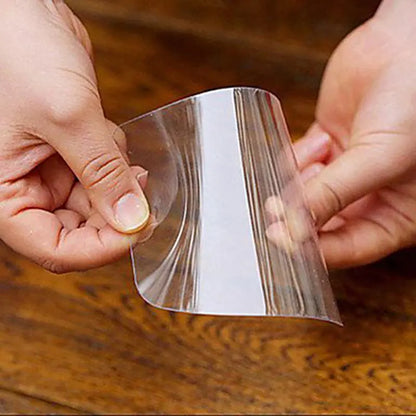 Transparent Plastic Soft Scraper for Cakes