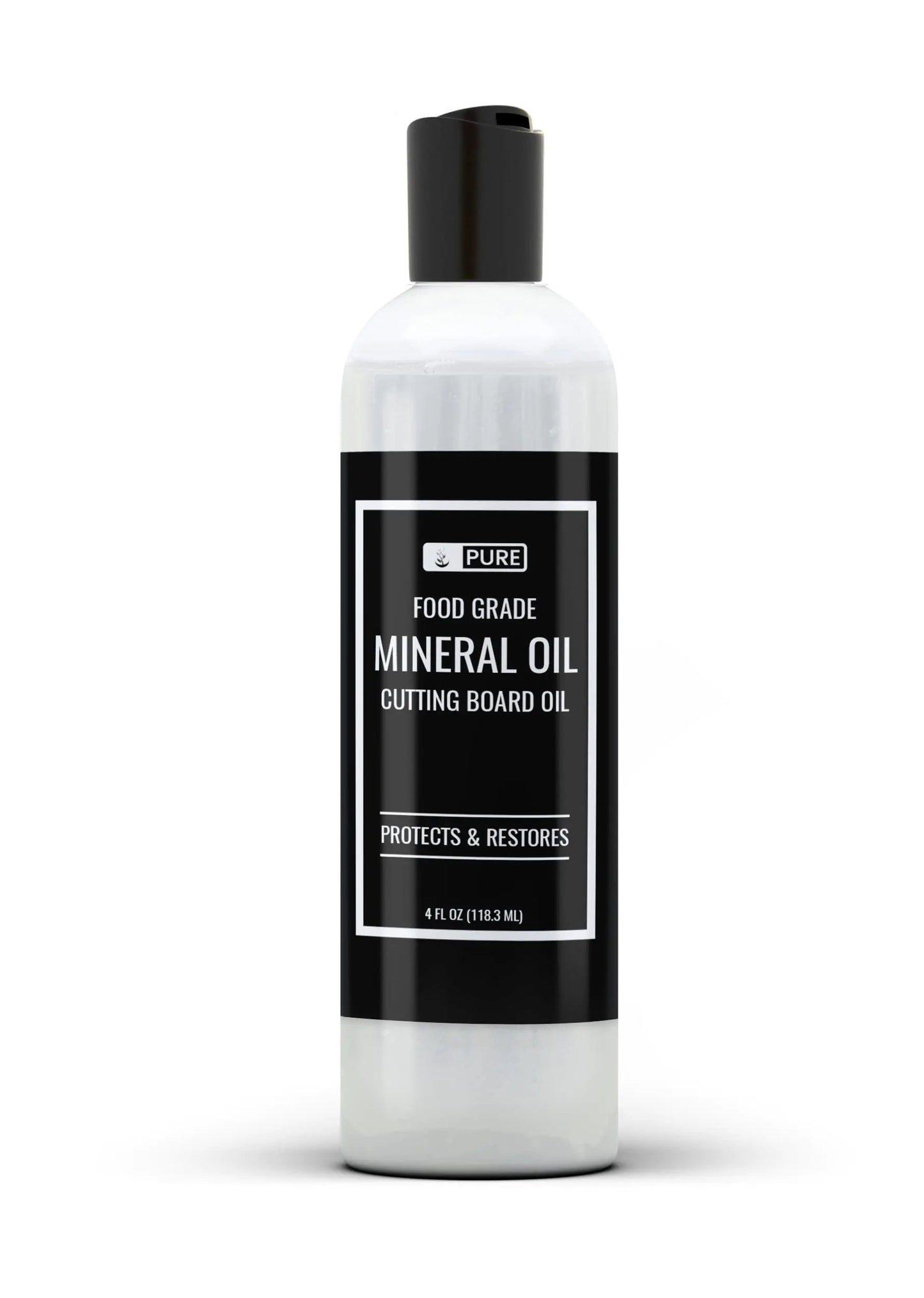 PURE ORIGINAL INGREDIENTS Mineral Oil (4 fl oz) for Cutting Boards Butcher Blocks Counter Tops Wood Utensils