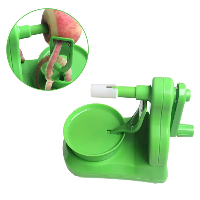 Multi-Functional Apple Peeler - Hand Crank Design