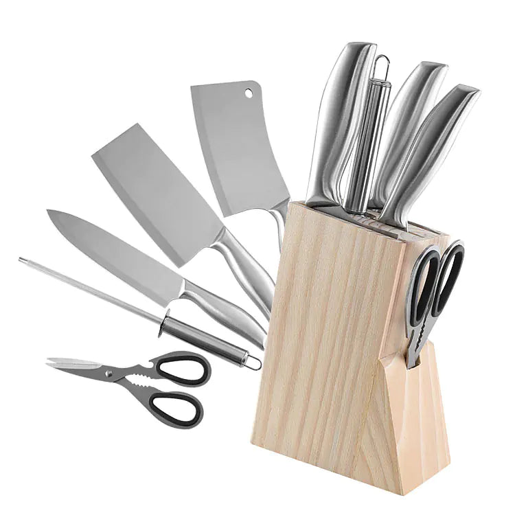 Stainless Steel Kitchen Knife Set with 6 Pieces