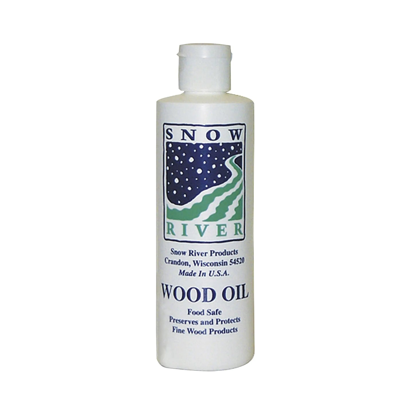 Snow River USA Wood Oil for all wood type cutting boards 8 oz