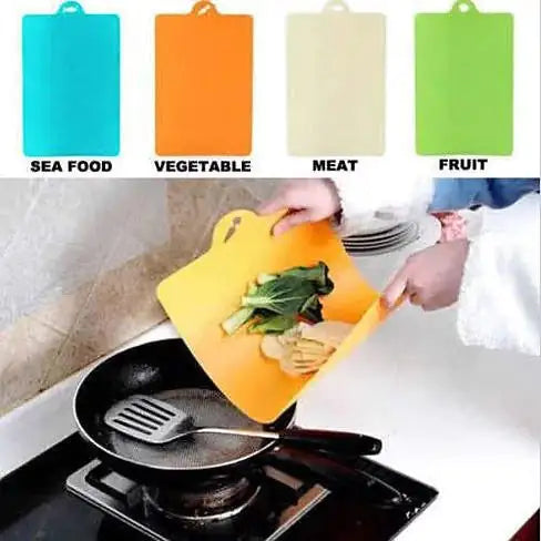 Chop & Pour - The Flexible Cutting Boards in Pack of 4