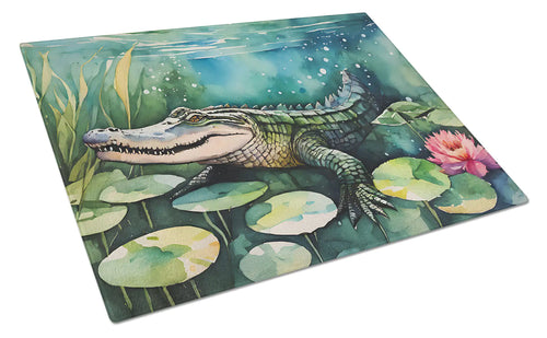 Alligator Glass Cutting Board