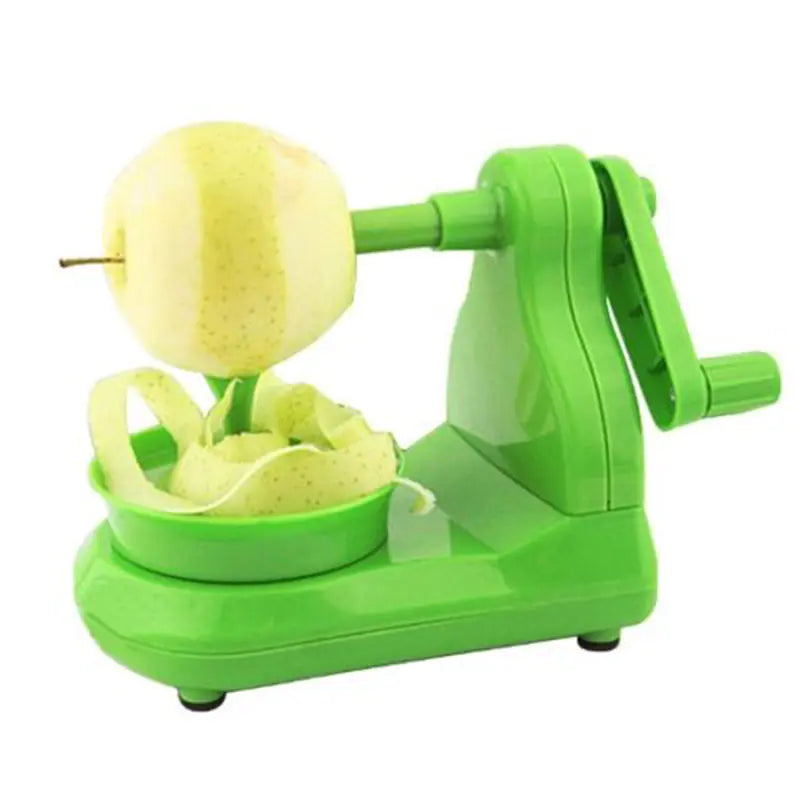 Multi-Functional Apple Peeler - Hand Crank Design