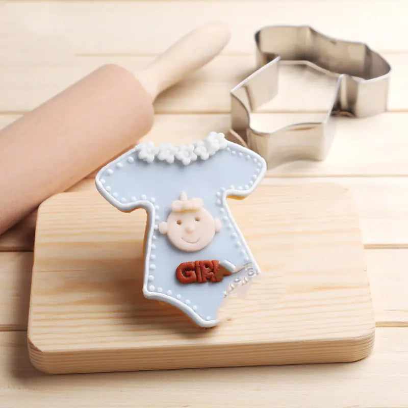 Baby Clothes Cookie Cutter - Stainless Steel Baking Tool