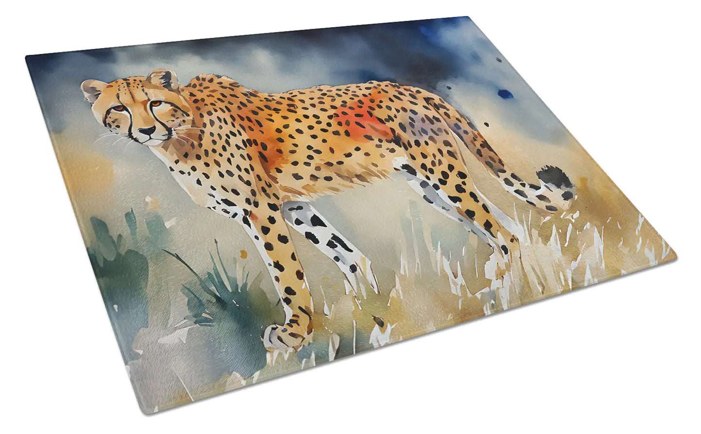 Cheetah Glass Cutting Board
