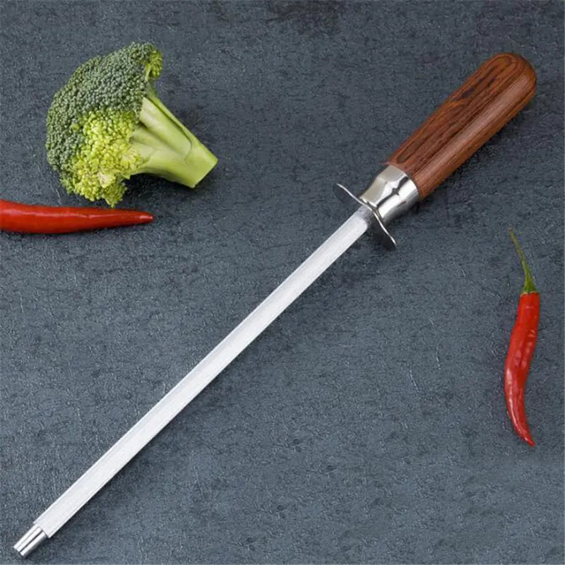 Stainless Steel Kitchen Knife Sharpening Rod Tool